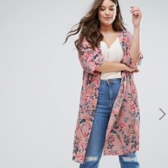 ASOS CURVE New Look Curve Lightweight Duster - Picture 5 of 5